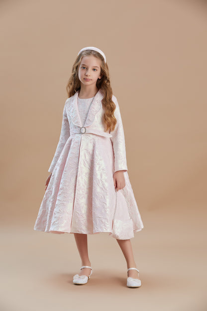 Girls Dress With Caftan 3-8 Years